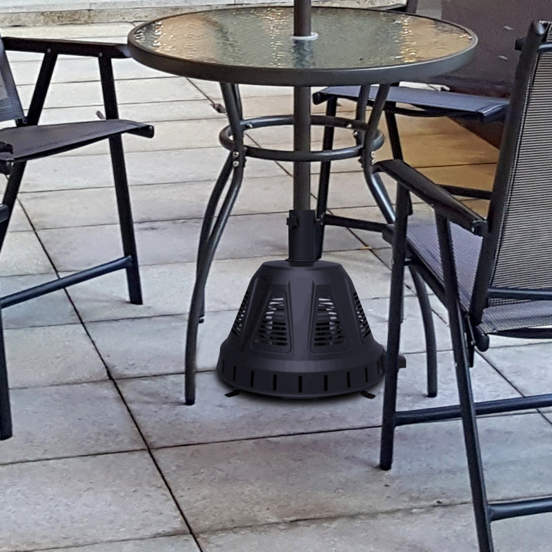 AZ Patio Heaters Umbrella Base 1500 Watt Electric Standing Patio Heater